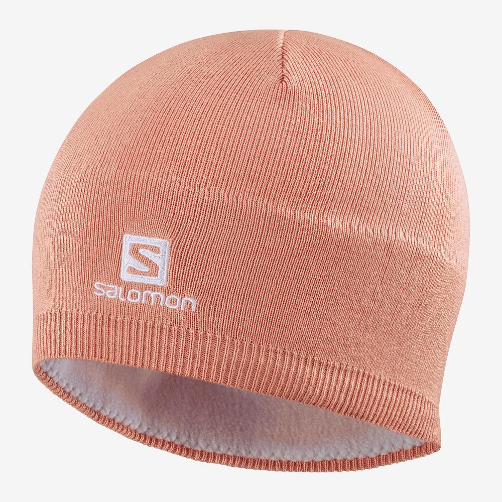 Salomon Israel RS WARM - Mens Hats - Pink (KVHC-67431)